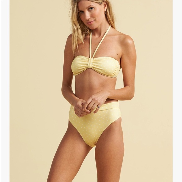 Billabong Salty Blonde Sundipped Bandeau Bikini Top - Picture 5 of 6